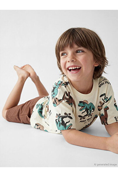 LC Waikiki I Printed Boy's T-Shirt and Shorts from Freezen Store