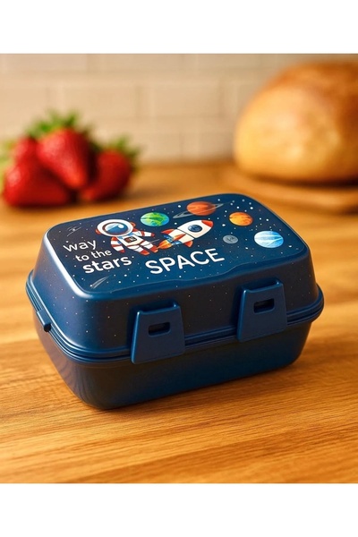 A&A 4 Bölmeli Beslenme Kutusu Yemek Saklama Kabı - Beslenme Çantası Çocuk Pik...