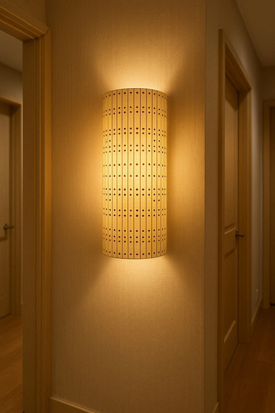 Luminars Wooden Wall Sconce – Daylight Led E27 Wall Lamp |   Living Room Bedr...