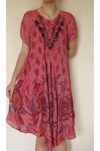 Fibula Authentic Standard Size 100% Cotton Imported Mini Dress Suitable for S...