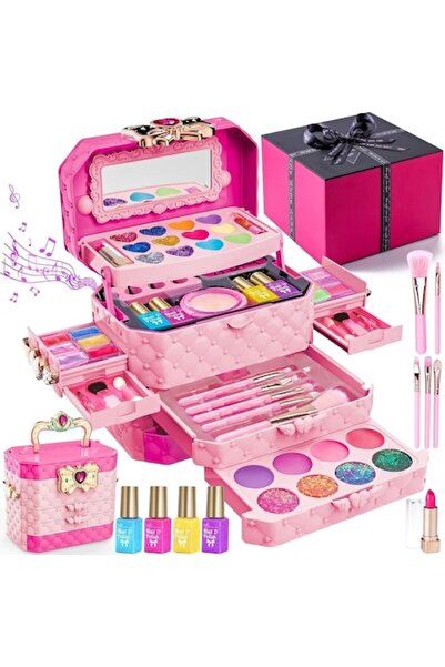 BYONDSELF Set de machiaj pentru copii, BYONDSELF ® 49 Elemente de machiaj