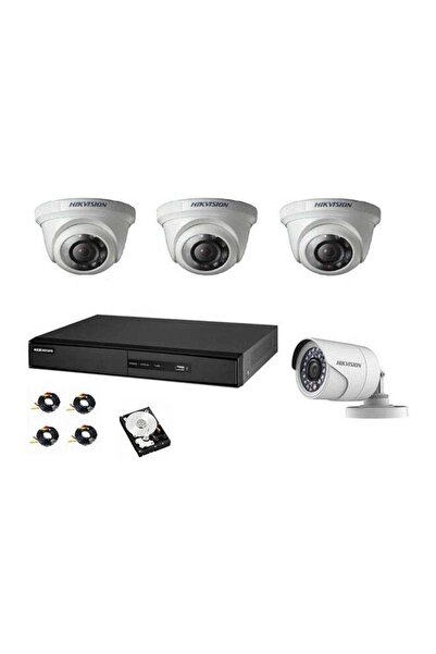Hikvision High Quality Home Security Camera System 4Ch Dvr