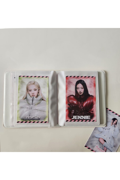 Güneş Kırtasiye Kpop Koleksiyon Binder Mini Albüm 40 Cep Kapasiteli Pembe