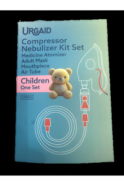 Urgaid مجموعة جهاز الاستنشاق بالضغط للأطفال (طقم واحد)