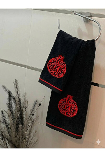 Nur Homing Red Pomegranate Grain 2 Pack Towel