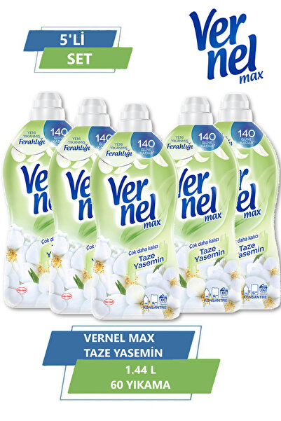 Vernel Max Taze Yasemin 1.44l 60 Yıkama 5'li Set