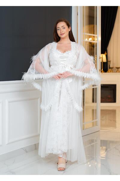 Limas lingerie Special Design Tulle, Lace, Light Flowy Fabric Detail, 2-Piece...