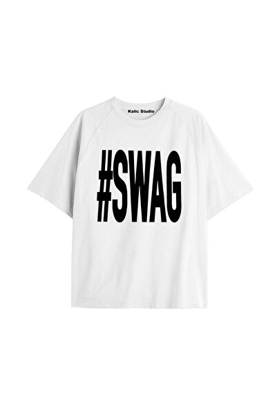 Kalic Studio Στυλάτο unisex oversize μπλουζάκι λευκό