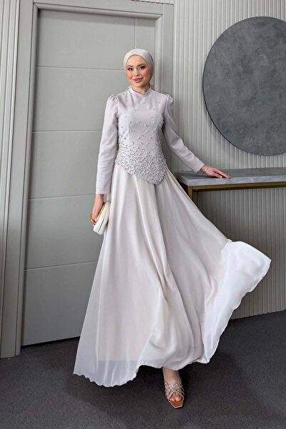 Şulemoda Giyim Βραδινό φόρεμα με πέτρες στο επάνω μέρος