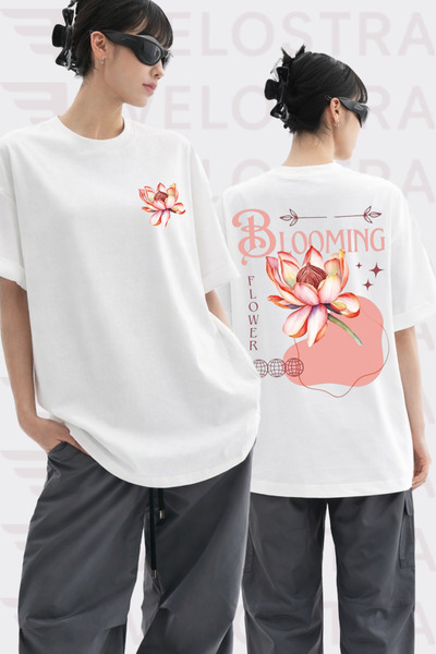 Velostra Unisex Γυναικεία και Ανδρικά T-shirt με στάμπα Bloom, Ειδικού Σχεδια...