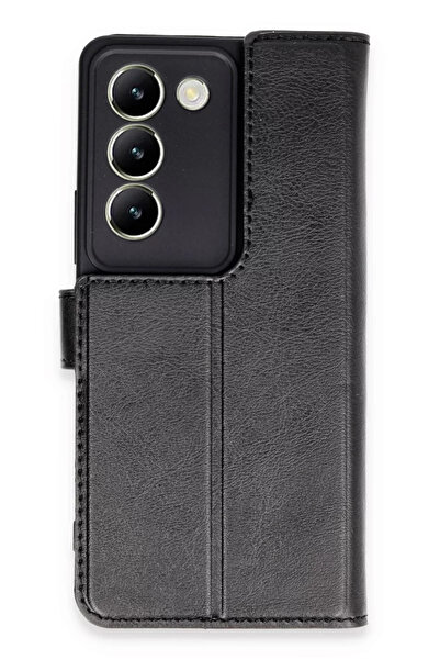 ZEMİRA HOME Newface Vivo V30 Lite 4g Case Trend S Plus Flip Case - Black