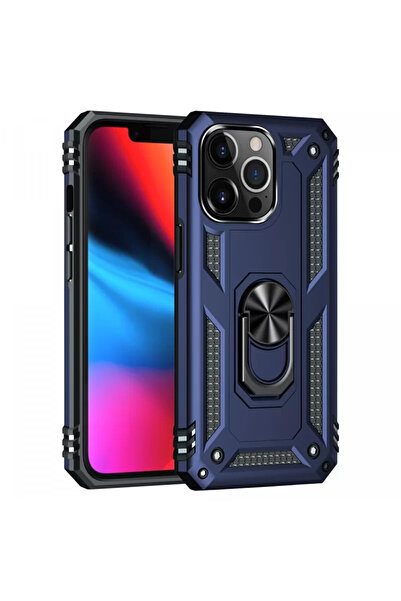 Beta Moda Hub حافظة Newface لهاتف آيفون 13 برو ماكس من السيليكون مع حلقة صوفي...