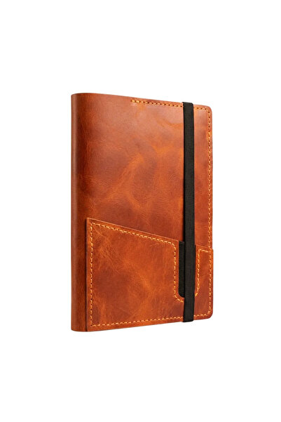 Bilikolik Hakiki Deri El Yapımı A5 Defter, Kitap, Ajanda Kılıfı & Organizer, ...
