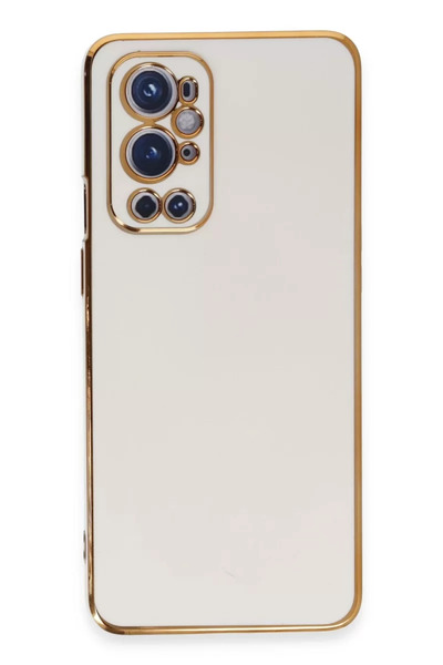 TeknoKapsül حافظة نيو فيس ون بلس 9 برو من السيليكون - أبيض