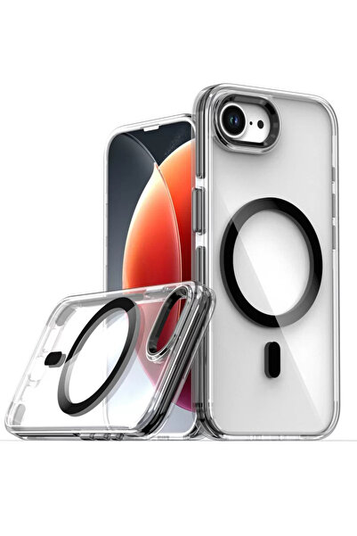 TeknoKapsül غطاء جوكو آيفون 16 إي بيلا ماجسيف - أسود