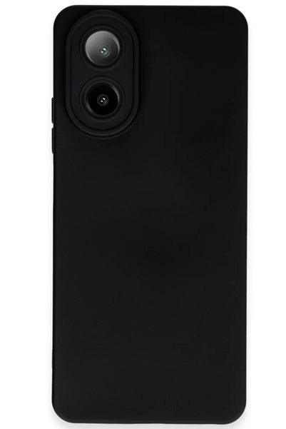 Generic Brand Oppo A38 Case Nano Inside Velvet Silicone - Black