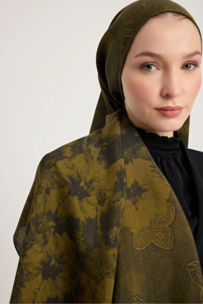 Maisa Gülruh Floş Viscos Shawl 70*190 cm - Khaki