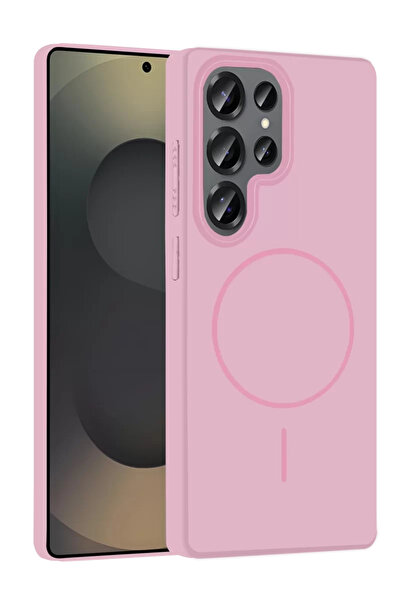 ZEMİRA HOME Joko Samsung Galaxy S25 Ultra Brooch Magsafe Cover - Pink