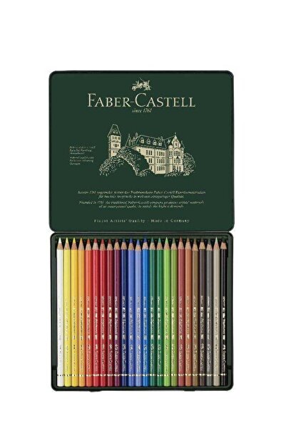 AZOZ MERCHLY Faber Castle Polychromes Color Pencil Assorted Color 24 Colors