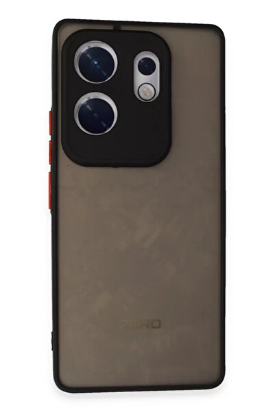 TeknoKapsül نيوفايس لهاتف انفينيكس زيرو 30 4 جي، غطاء سيليكون مونتريال - أسود