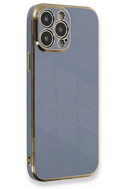 Beta Moda Hub نيوفيس حافظة آيفون 13 برو ماكس سيليكون - أزرق