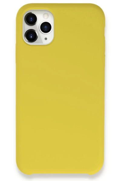 ZEMİRA HOME Newface iPhone 11 Pro Max Case Launch Legant Silicone - Yellow