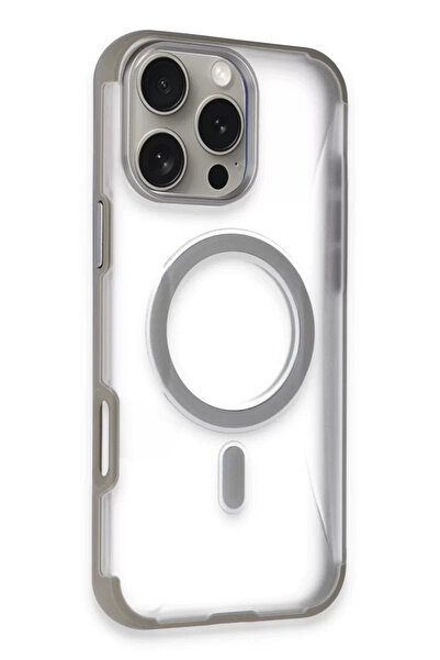 FREEDOM STOREE غطاء جوكو لهاتف آيفون 14 برو ماكس هيلتون ماج سيف - رمادي تيتانيوم