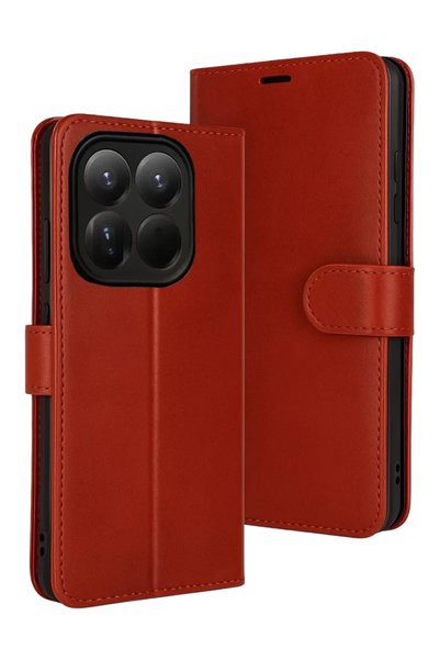 Generic Brand Xiaomi Mi 15t Trend S Plus Flip Case - Red