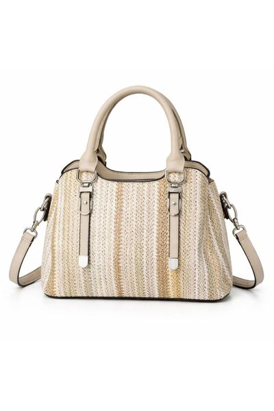 mothers dream Multicolor Woven Pattern Handbag for Women