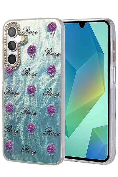 ZEMİRA HOME غطاء حماية لهاتف سامسونج جالاكسي A54 5G من نيو فيس، غطاء بنمط مرآ...