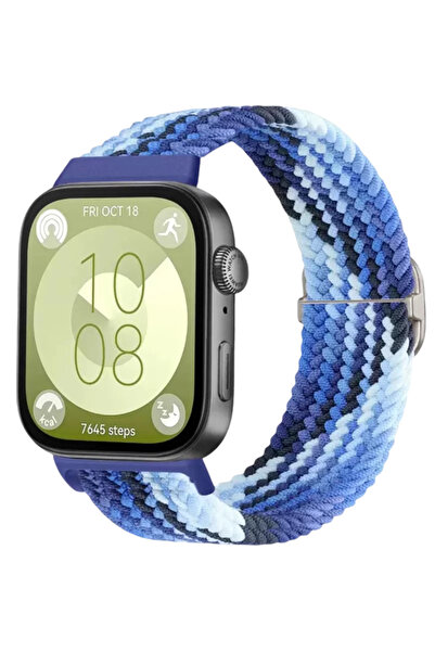 Beta Moda Hub سوار نيو فيس هواوي فيت 4 ستار - أزرق بحري-أزرق