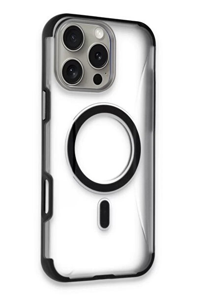 TeknoKapsül غطاء جوكو لهاتف آيفون 14 برو ماكس هيلتون ماجسيف - أسود