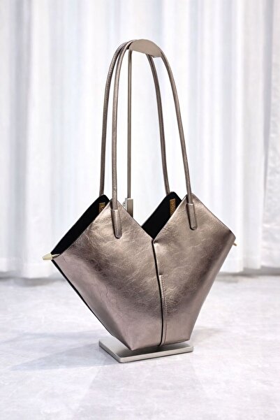 mothers dream Metallic Geometric Tote Bag for Women