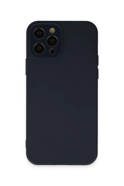 TeknoKapsül غطاء حماية زجاجي لهاتف آيفون 12 برو ماكس من نيو فيس - أزرق داكن