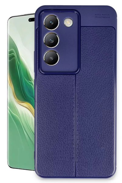 Generic Brand غطاء فيفو V30 لايت 4G للتركيز التلقائي - أزرق داكن