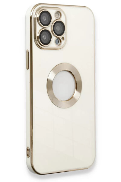 TeknoKapsül نيوفيس حافظة آيفون 13 برو ماكس سيليكون - أبيض