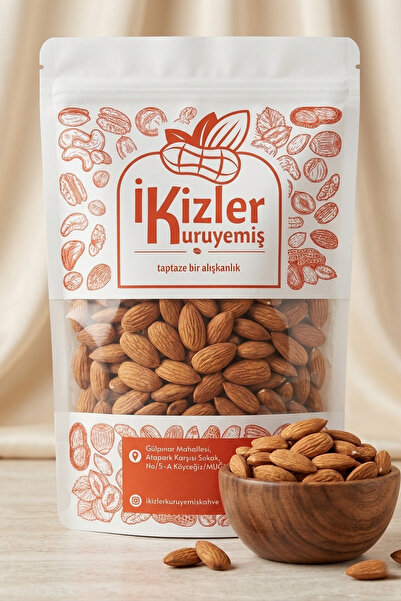 İkizler Kuruyemiş Çiğ Badem 250 Gr Doğal Taze Çiğ Badem Köyceğiz'den Sofranıza