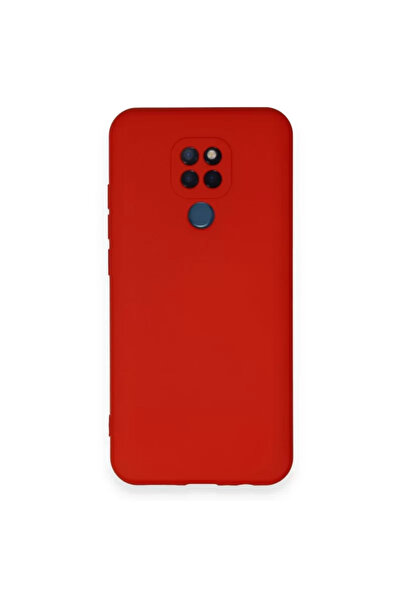 TeknoKapsül حافظة نيو فيس جنرال موبايل GM 20 من السيليكون المخملي الداخلي - أحمر