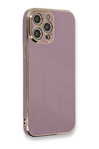 ZEMİRA HOME Newface iPhone 12 Pro Max Case Volet Silicone - Purple
