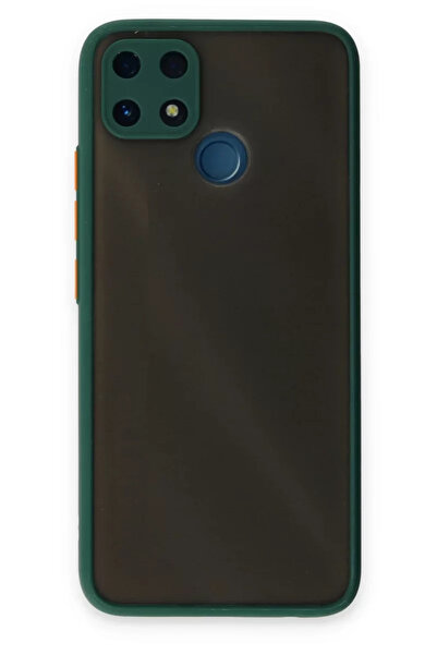 TeknoKapsül غطاء حماية سيليكون مونتريال لهاتف Realme C25 من Newface - أخضر