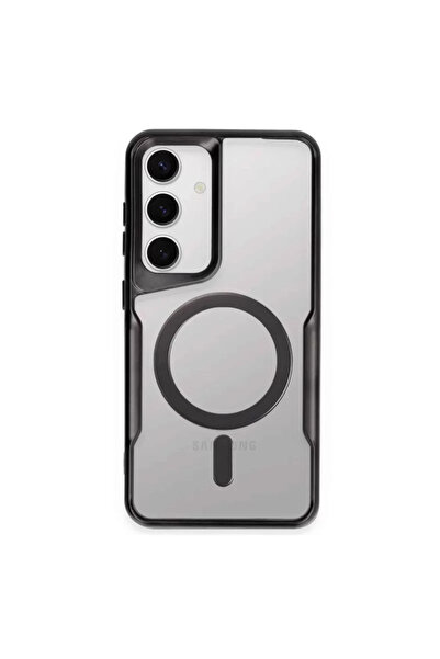 ZEMİRA HOME غطاء حماية من السيليكون لهاتف سامسونج جالاكسي S24 من نيوفايس - أسود