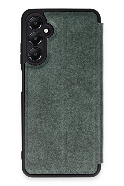 Generic Brand Newface Samsung Galaxy A25 5g Case Flip Cover - Dark Green