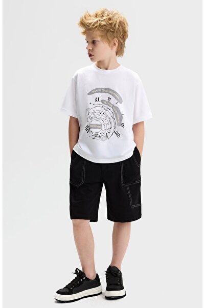 nk kids Limi Boy Soft Textured Flexible Combed Cotton Shorts Suit