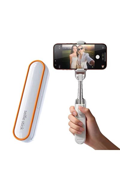 cyke Mini Foldable Selfie Stick with Bluetooth, Anti-Shake Stabilization, Uni...