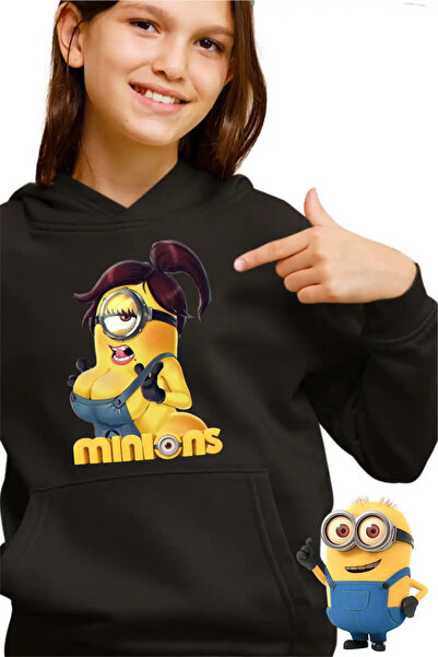 OEM Παιδικό Φούτερ Κοριτσιών Μίνιονς Μαρλένα Οι Απαισιοί Μίνιονς