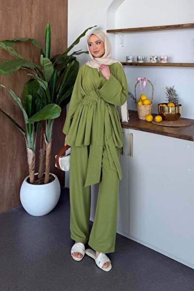 Şulemoda Giyim أكجون تاكوم أخضر عشبي