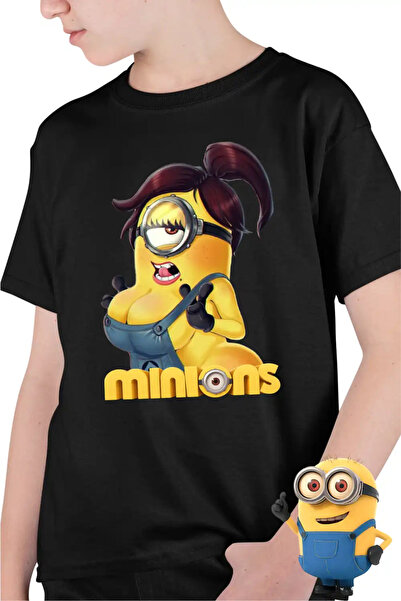 OEM Παιδικό Μπλουζάκι για Αγόρια Μίνιονς Μαρλένα οι Απαισιοί Μίνιονς