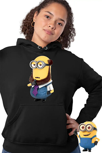 OEM Γυναικείο Φούτερ Μίνιονς Φιλόσοφος Καθηγητής Απαισιότατοι