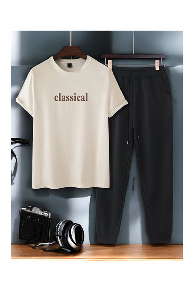 LAYORA Σετ φόρμας Unisex 2 τεμαχίων Classic Printed