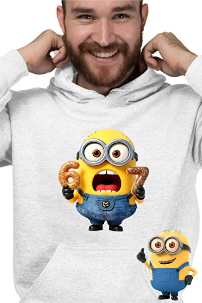 OEM Ανδρικό Φούτερ Μίνιονς Έξι Επτά Ντόνατς 67 Απαισιότατοι